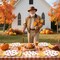 40 Pcs Thanksgiving Paper Plates(Multicolor)9 x 9 x 0.2 inches